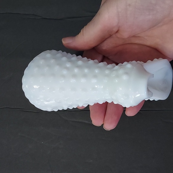 Vintage Fenton 8 Milk Glass Hobnail Boot w/Original Tag&price attached. - Picture 3 of 8